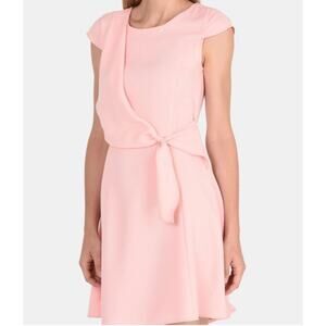 A/X Armani Exchange Faux Wrap Mini Dress Pink Women's Size 10